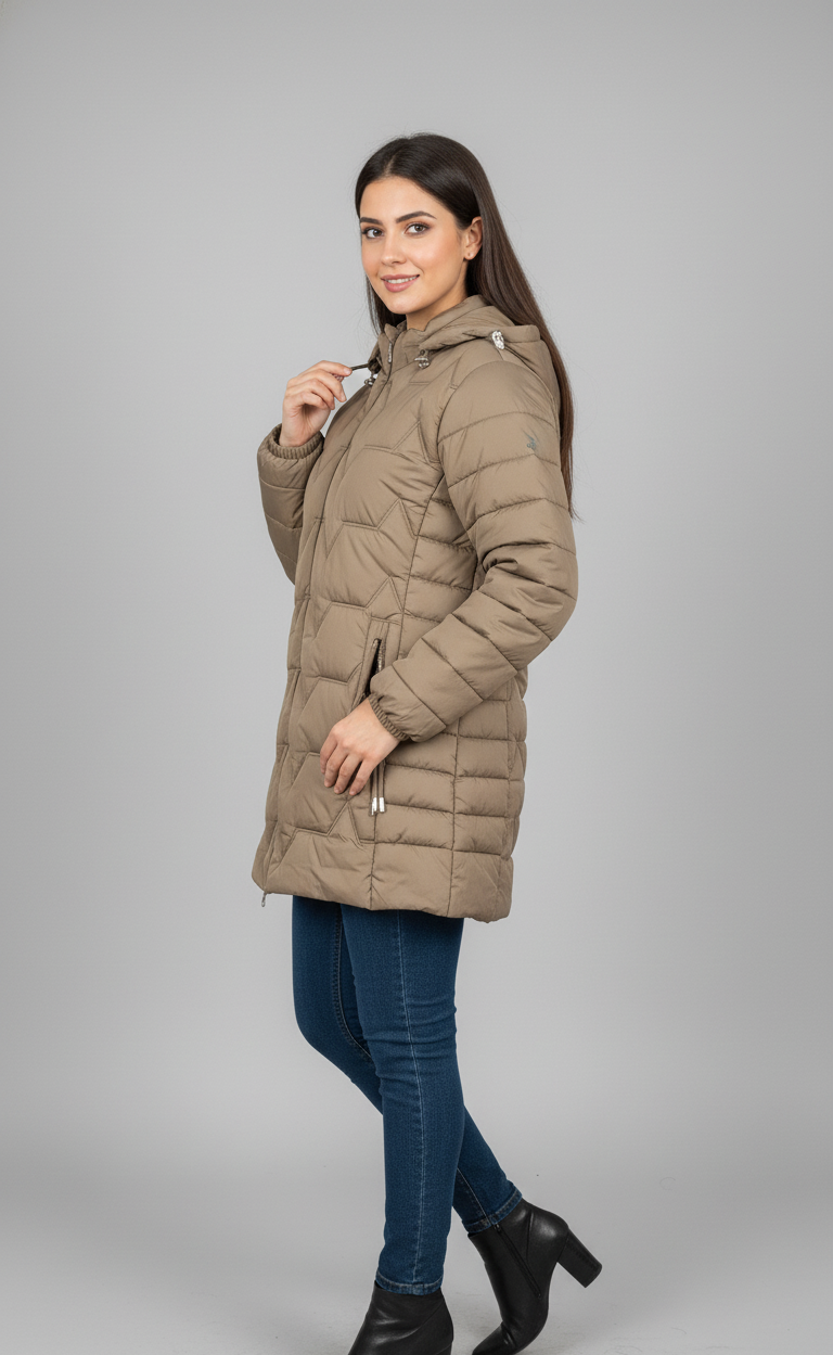 Zigzag Puffer Jacket