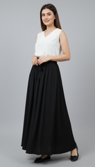 Black Drawstring Skirt