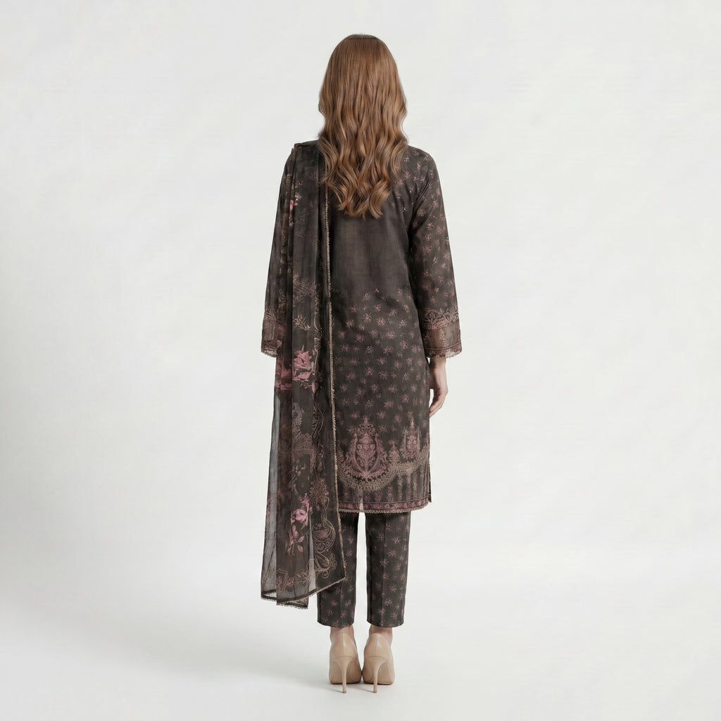 Muskin Black Aura – 3PC Suit