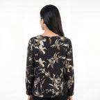 Noir Floral Blouse