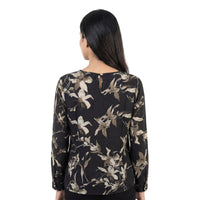 Noir Floral Blouse