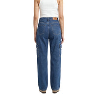 Deep Blue Cargo Jeans