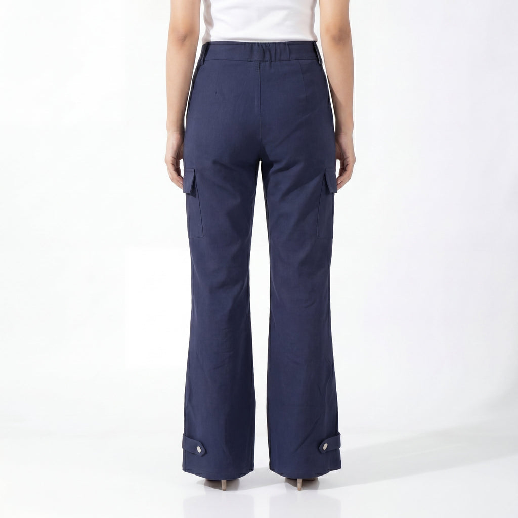 Midnight Utility Flare Trouser
