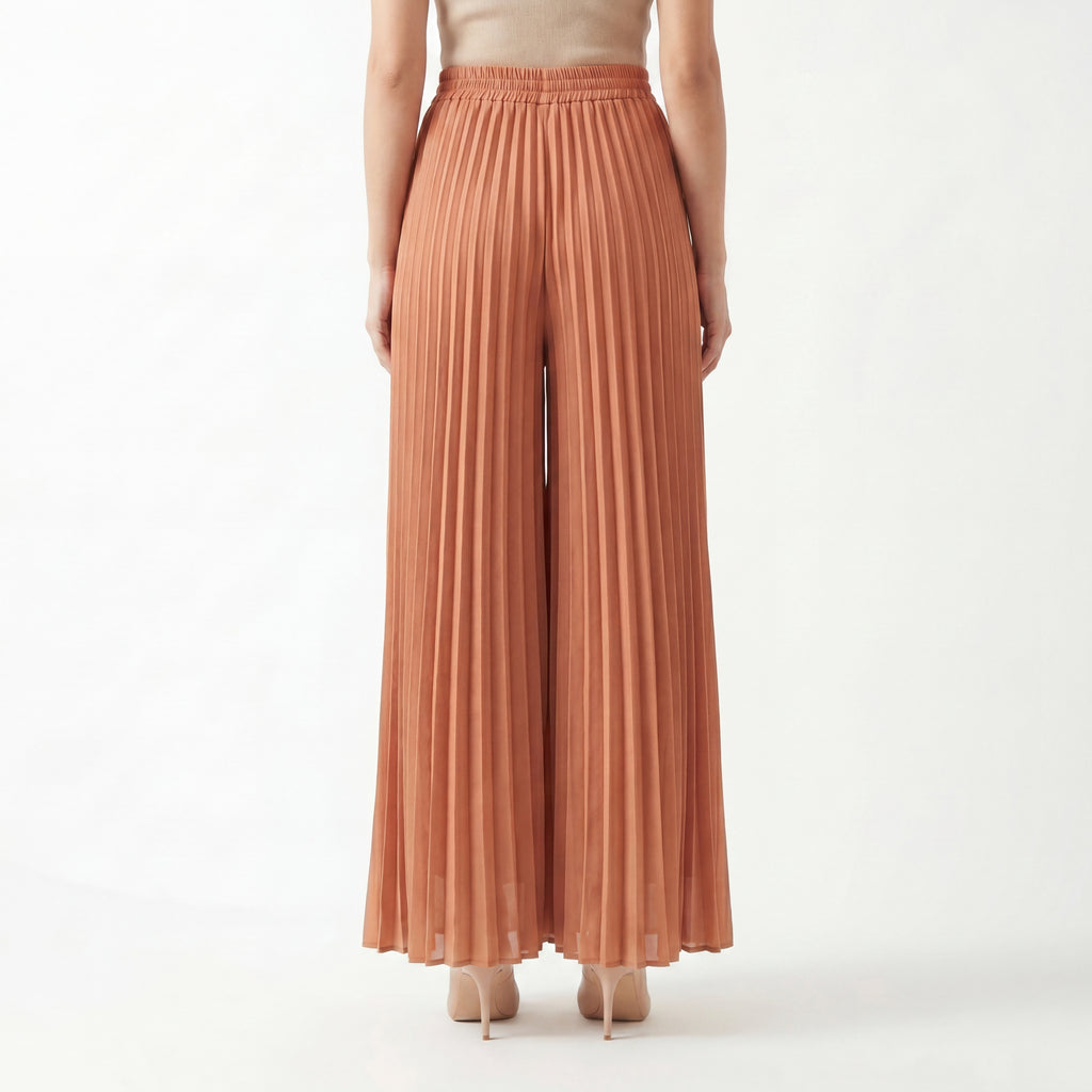 Ember Pleat Palazzo