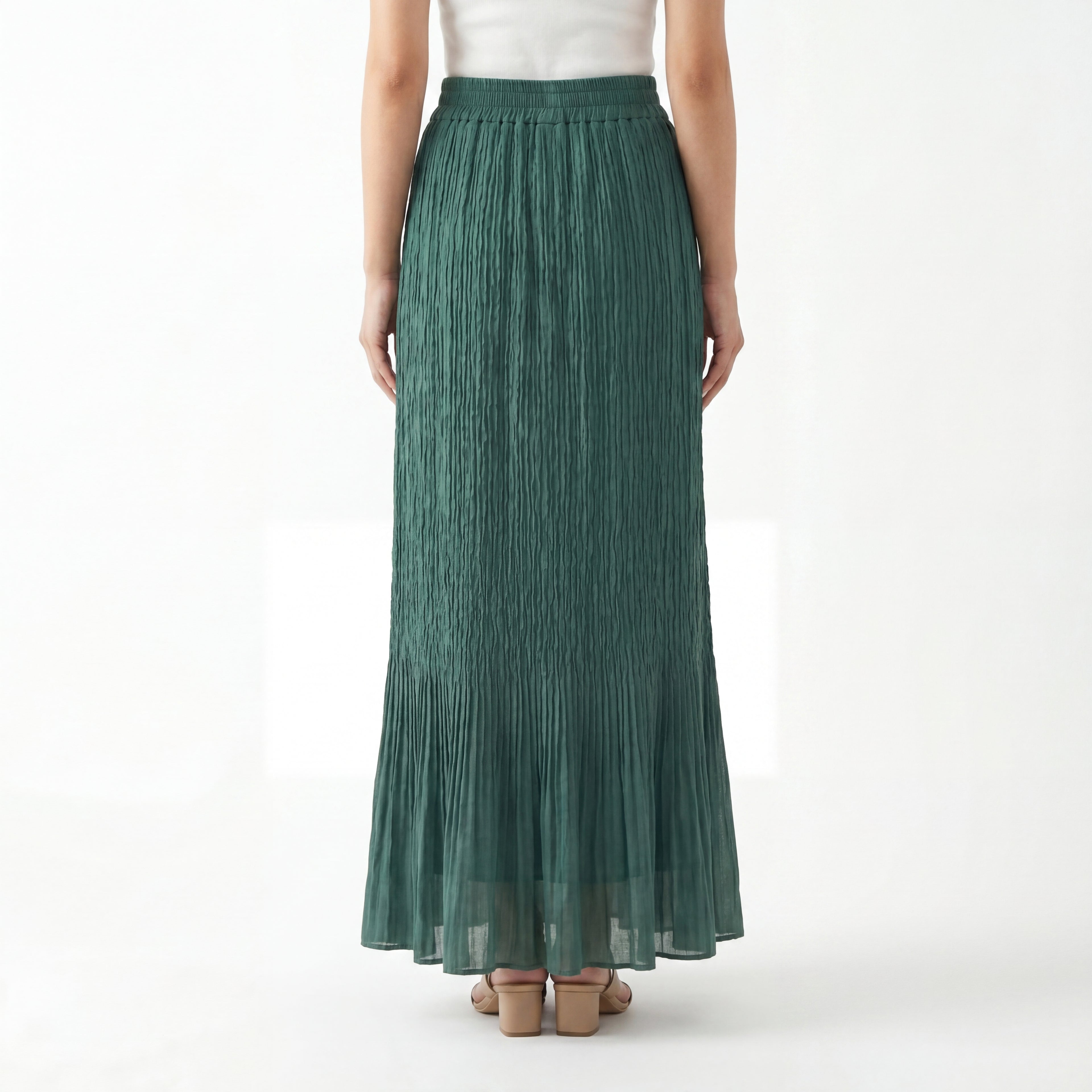 Teal Tier Skirt