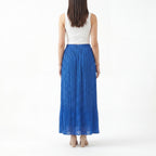 Cobalt Crinkle Skirt