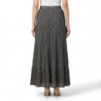 Graphite Crinkle Tier Skirt
