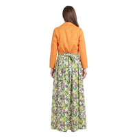 Garden Print Jacket Maxi