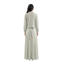 Sage Lace Overlay Maxi