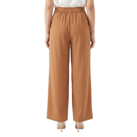 Toffee Wide Leg Formal Pants