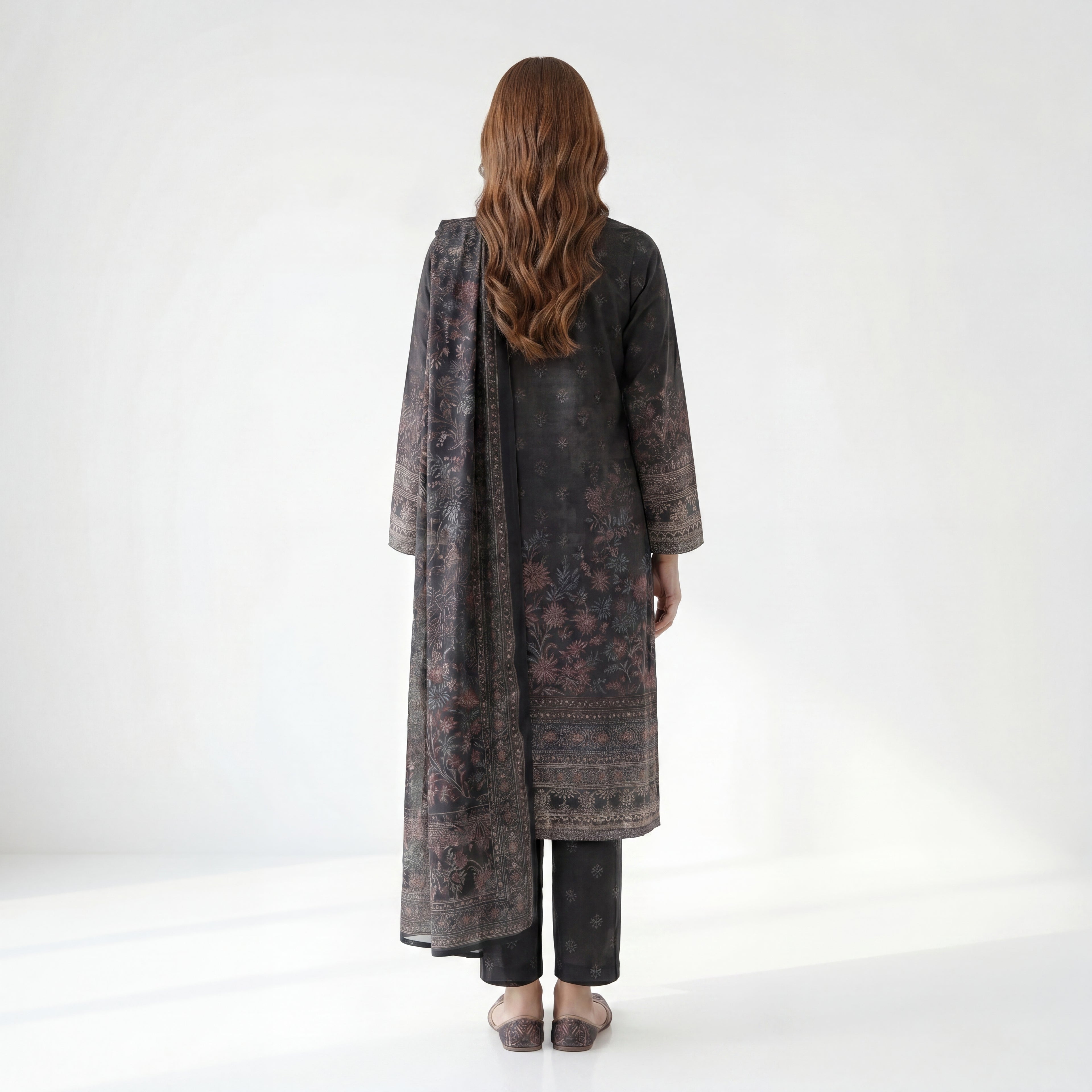 Mohagni Andaz Midnight Noir – 3PC Lawn Suit