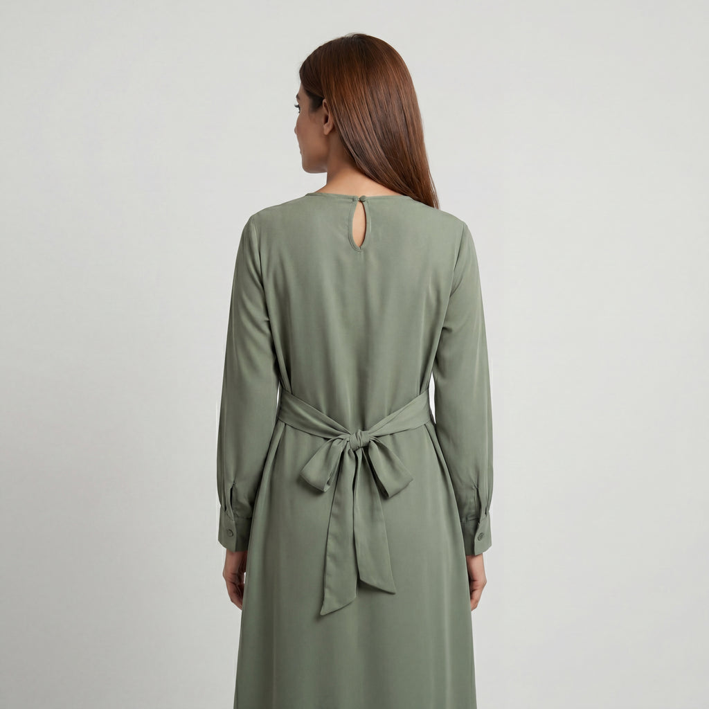 Sage Gathered Top