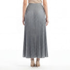 Pewter Pleat Skirt