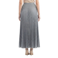 Pewter Pleat Skirt