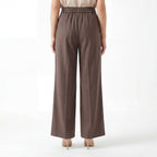 Mocha Wide Leg Formal Pants