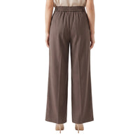 Mocha Wide Leg Formal Pants