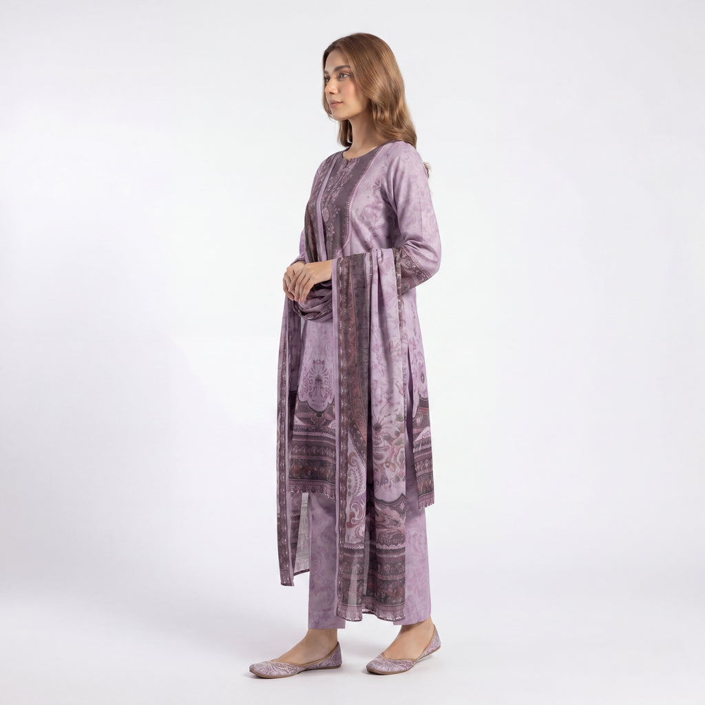 Mohagni Andaz Royal Amethyst – 3PC Lawn Suit