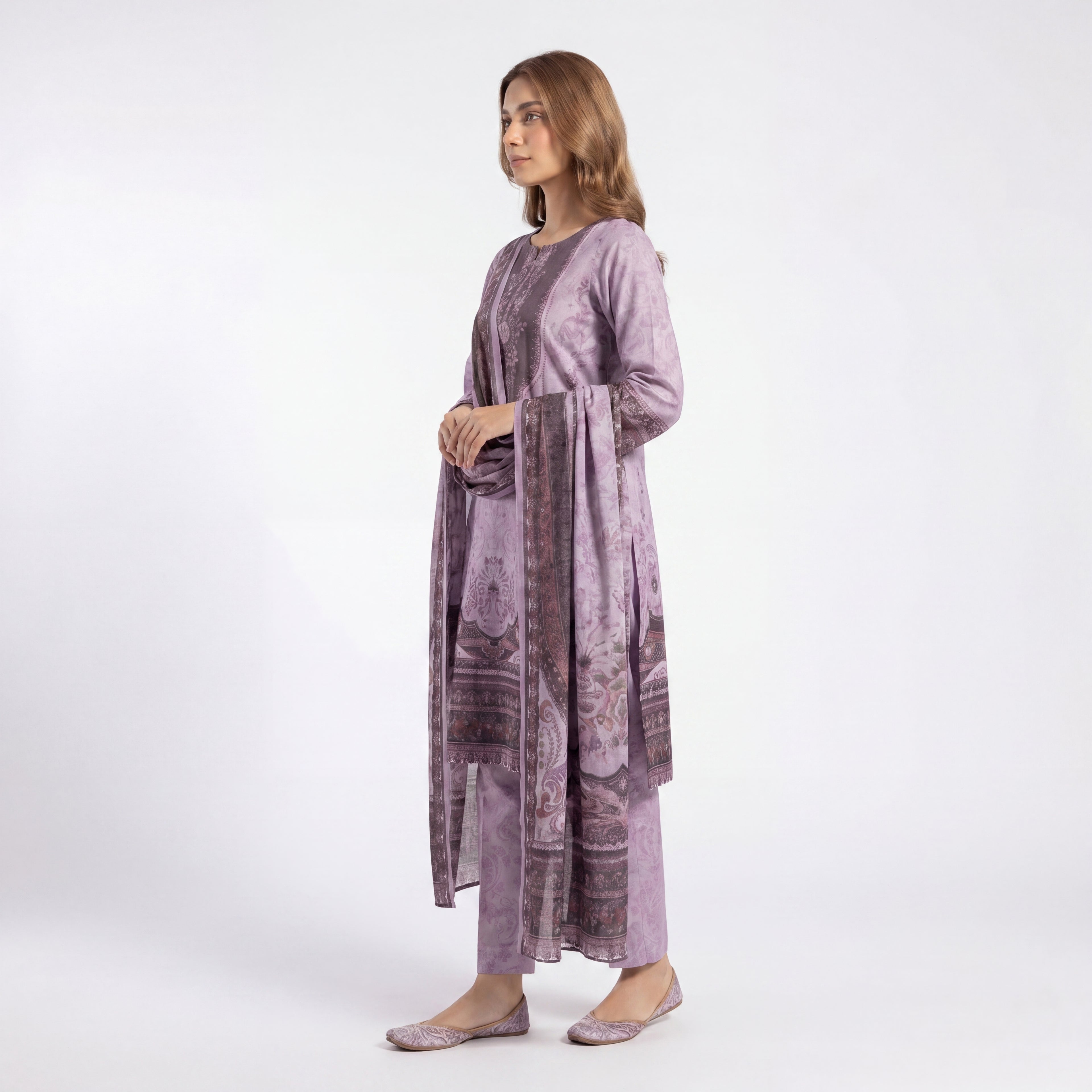 Mohagni Andaz Royal Amethyst – 3PC Lawn Suit