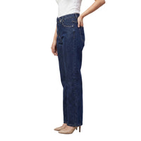Indigo Cross Waist Jeans