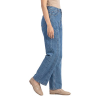 Mid Blue Wide Leg Jeans