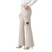 Stone Utility Flare Trouser