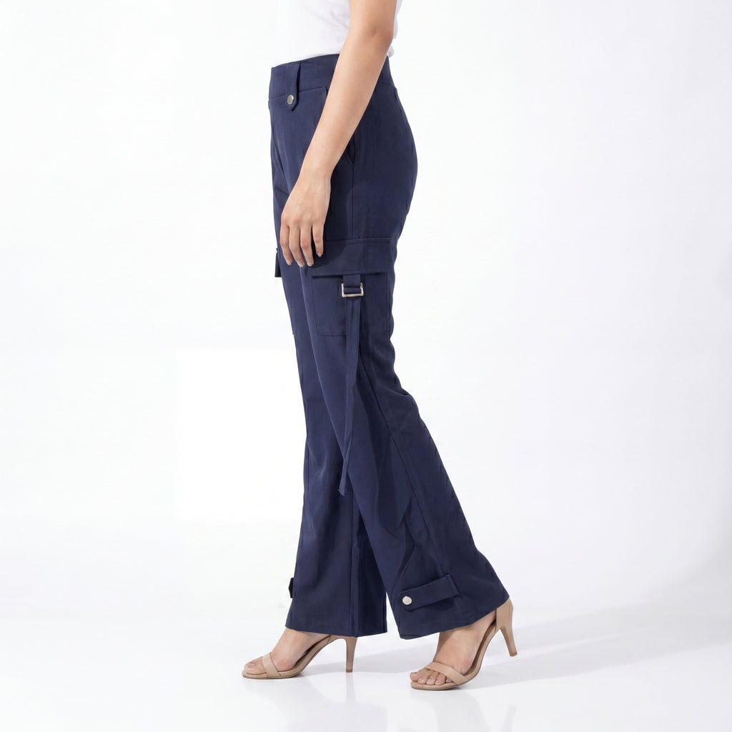 Midnight Utility Flare Trouser