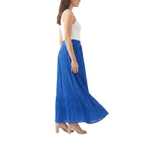 Cobalt Crinkle Skirt