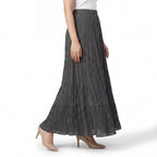 Graphite Crinkle Tier Skirt