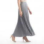 Pewter Pleat Skirt