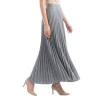 Pewter Pleat Skirt