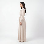 Latte Smocked Waist Maxi