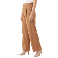 Toffee Wide Leg Formal Pants