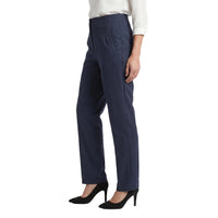 Navy Straight Leg Formal Pants