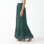 Teal Tier Skirt