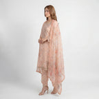 Muskin Peach Flora – 3PC Suit