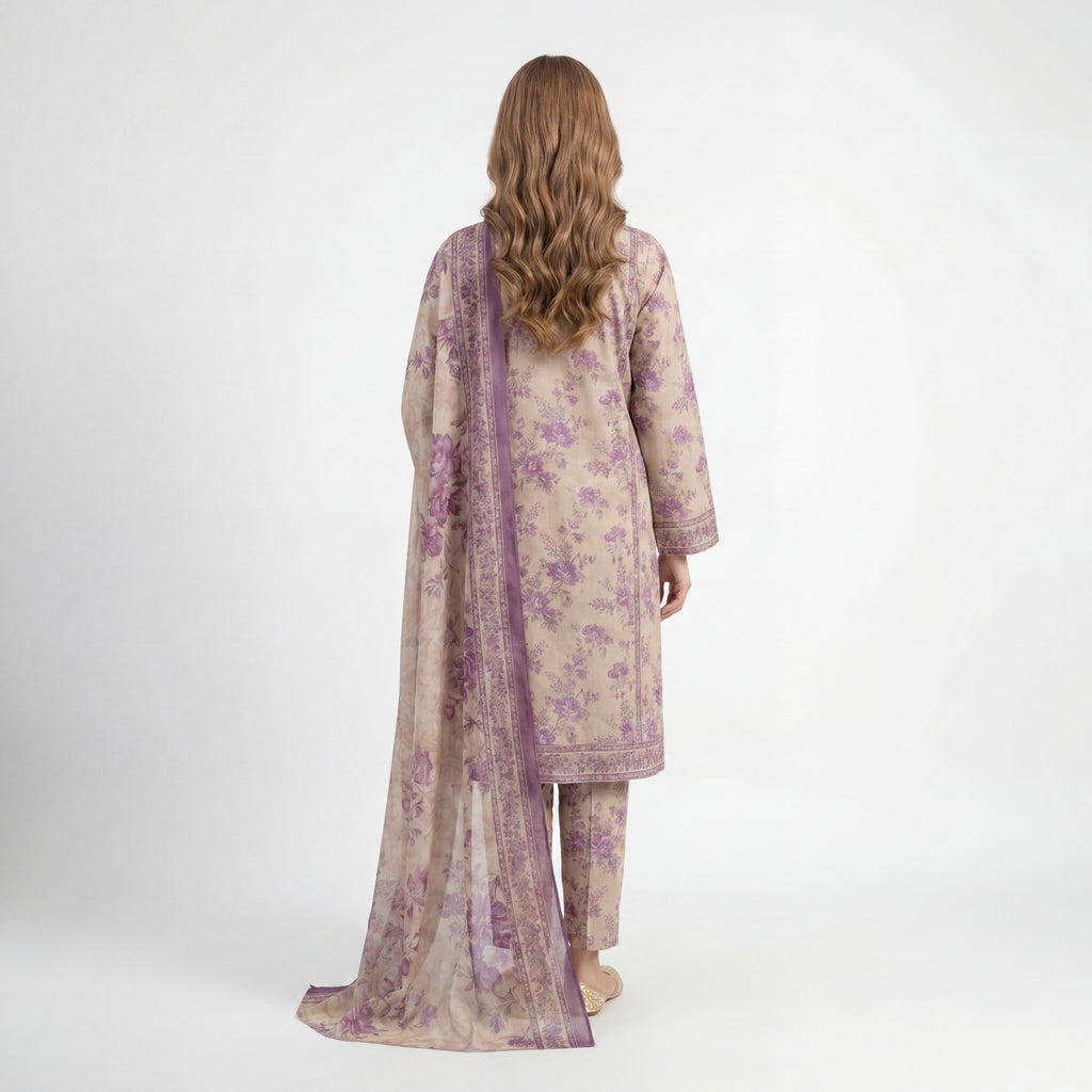 Muskin Sand Bloom – 3PC Suit