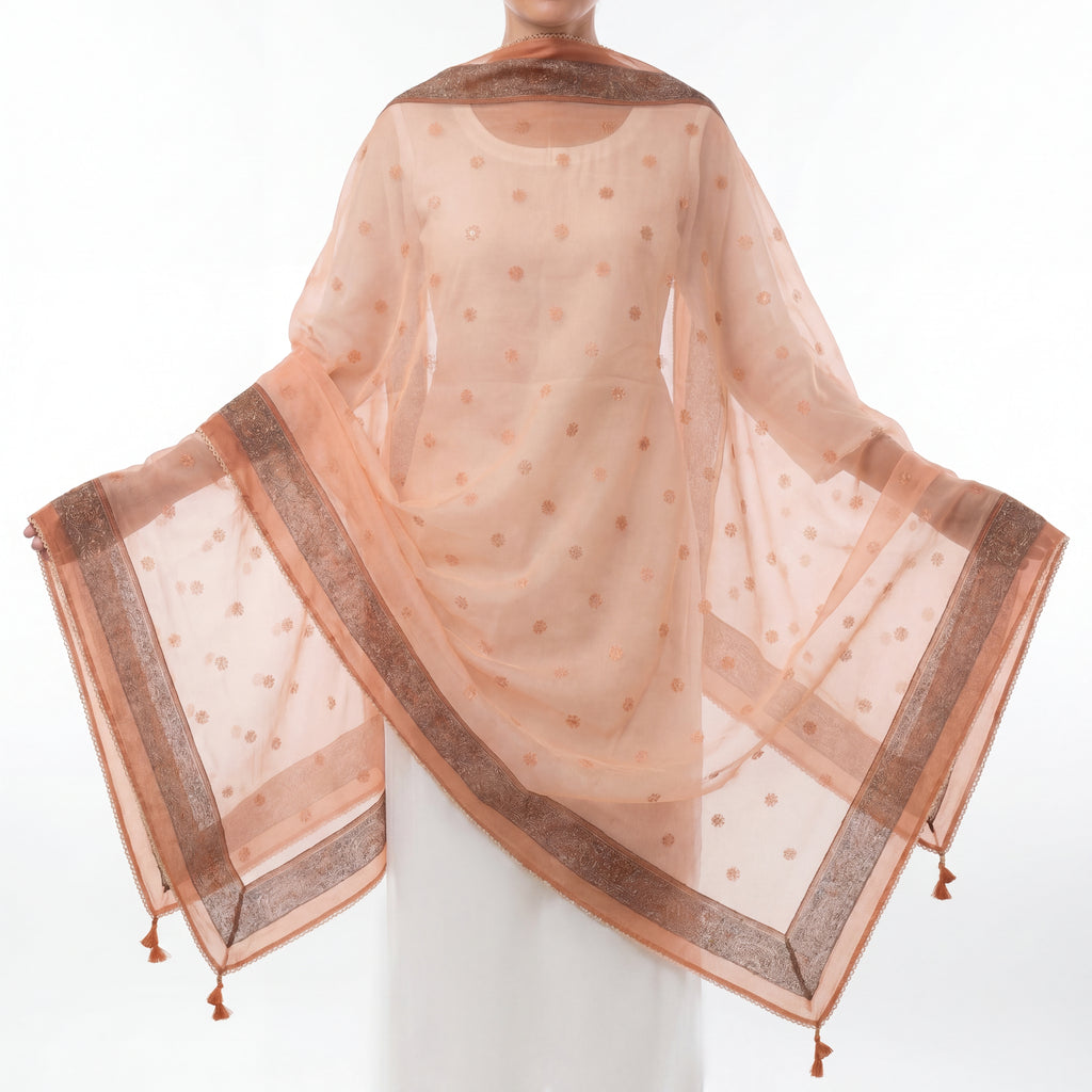 Saffron Dew Dupatta