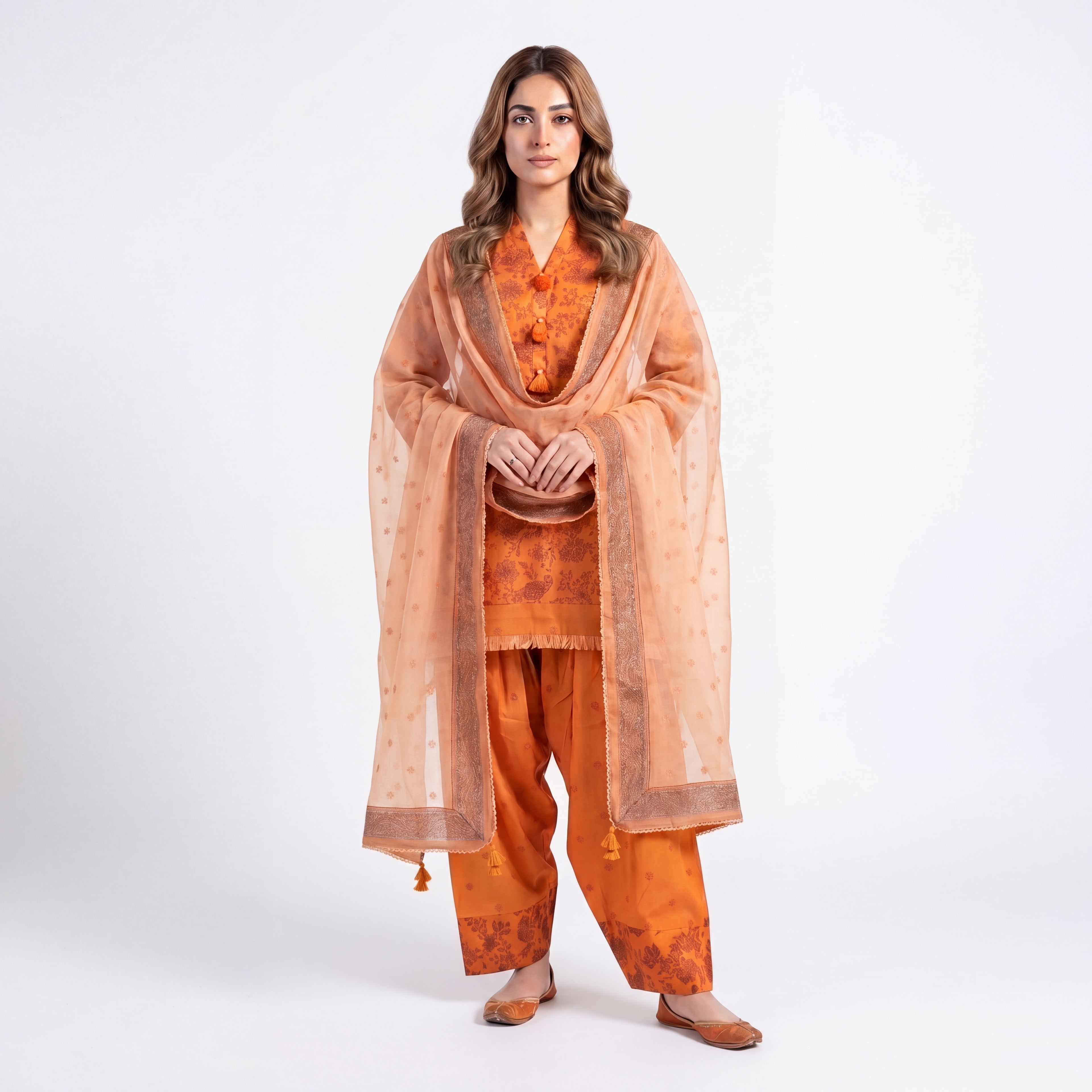 Burnt Orange 3-Piece Suit