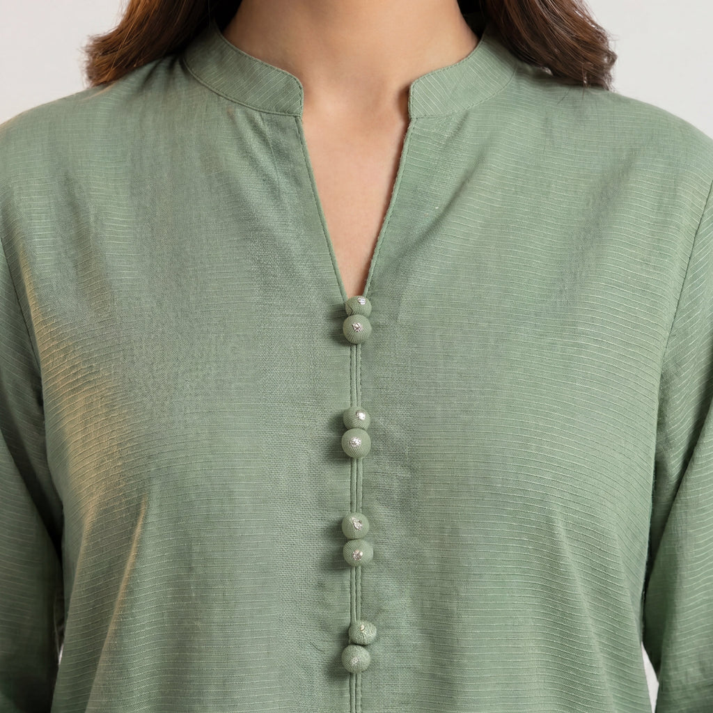 Sage Pom Co-ord