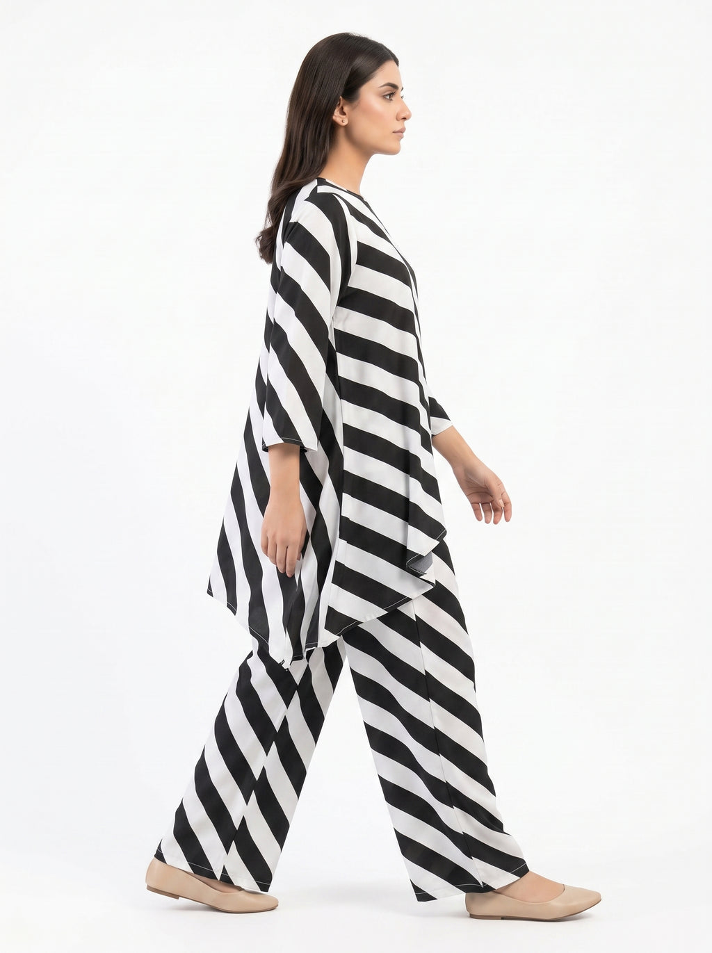 Monochrome Wave Women's Co-Ord