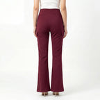 Merlot Cargo Flare Trouser