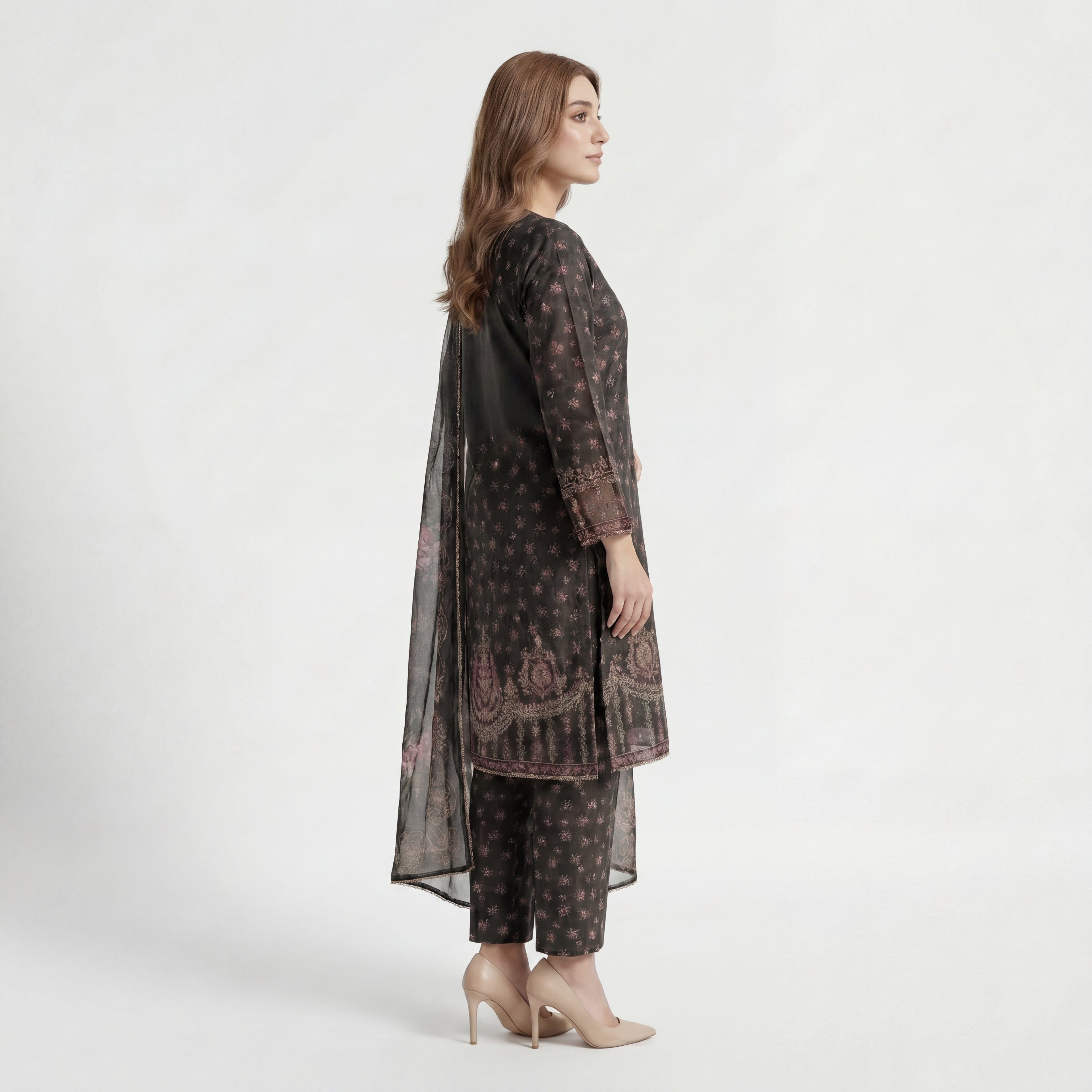 Muskin Black Aura – 3PC Suit