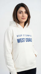 White Everyday Essential Hoodie