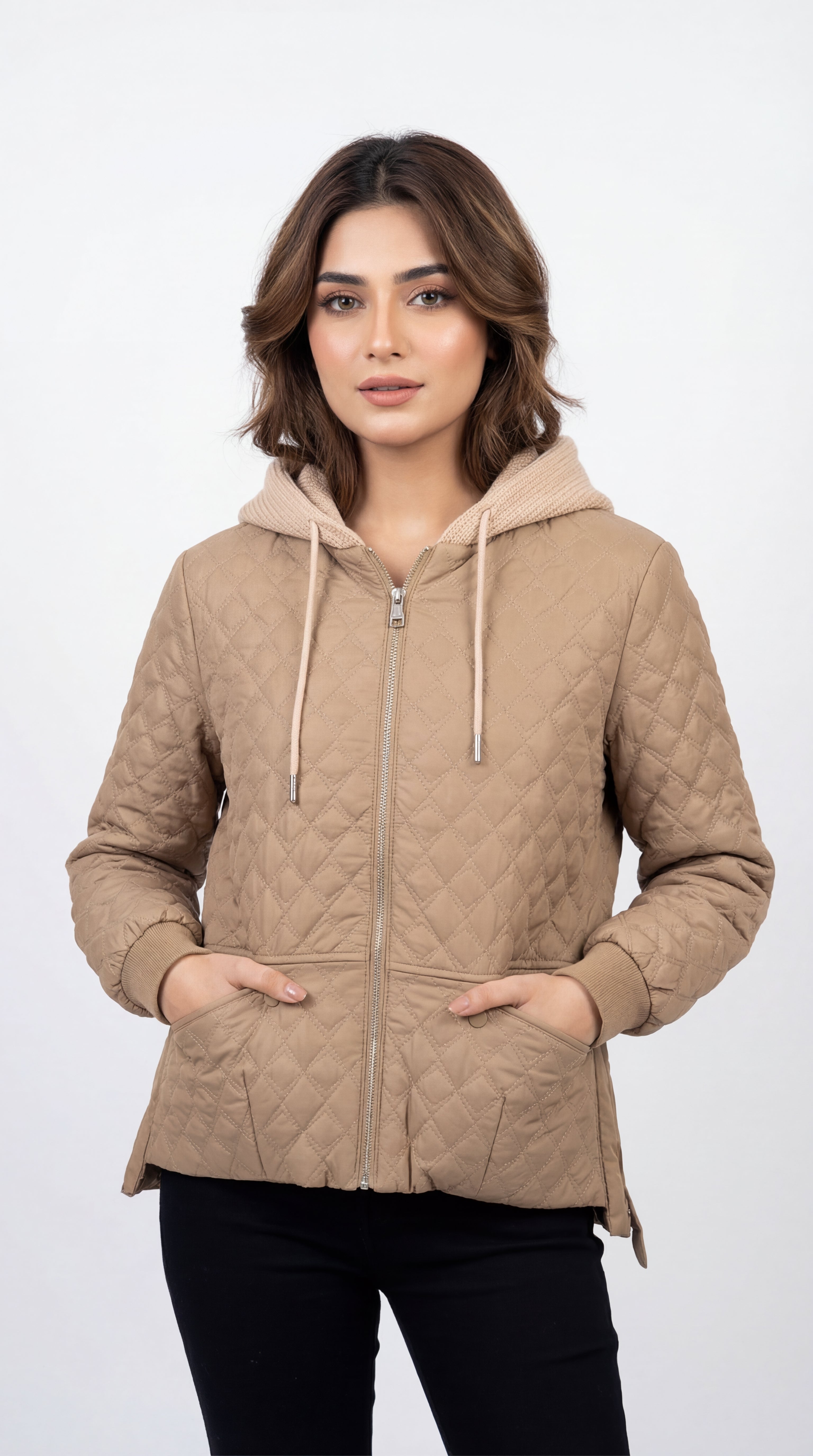 Quilted Hooded Jacket