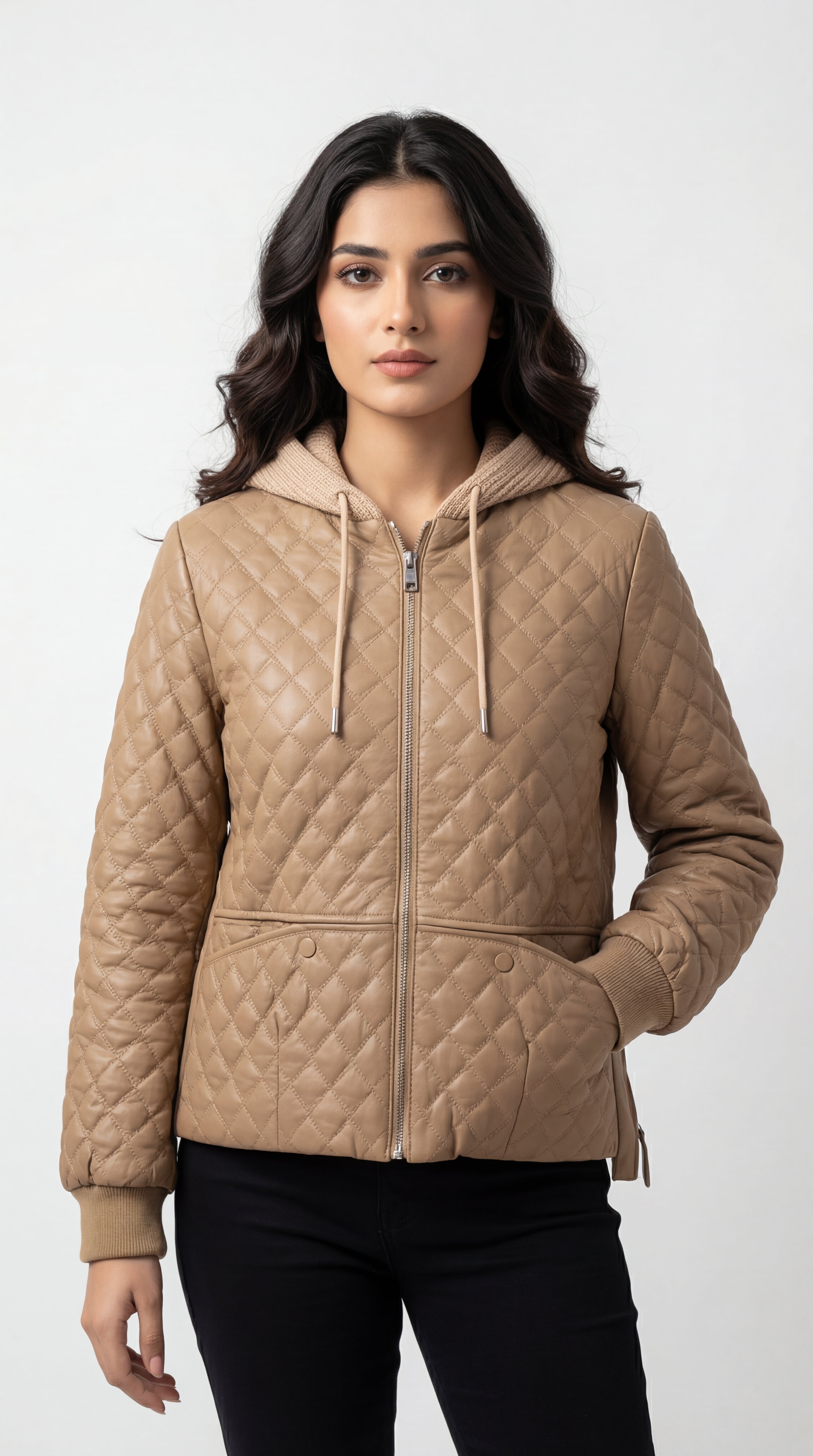 Quilted Hooded Jacket