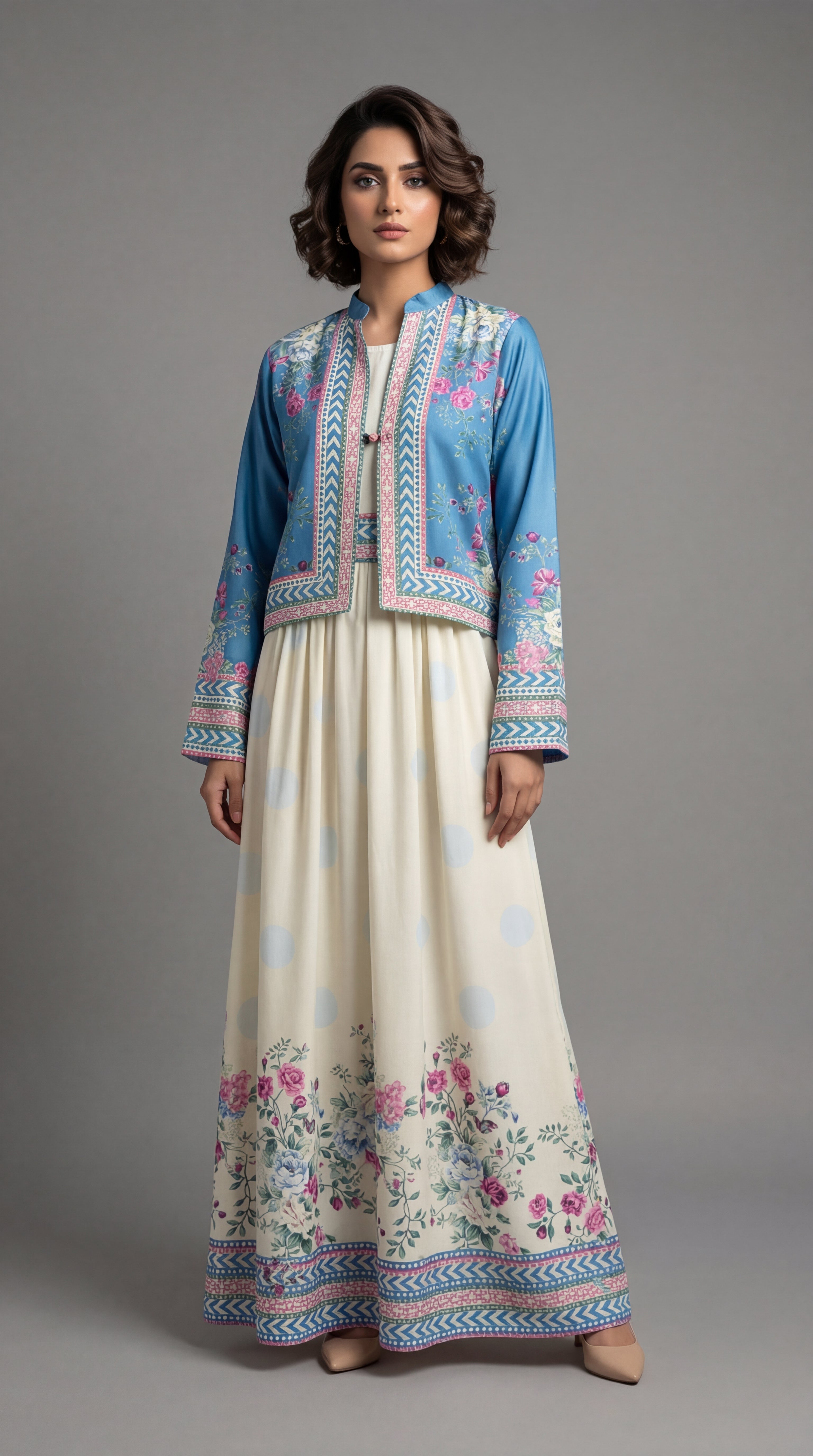 Floral Jacket & Maxi Set