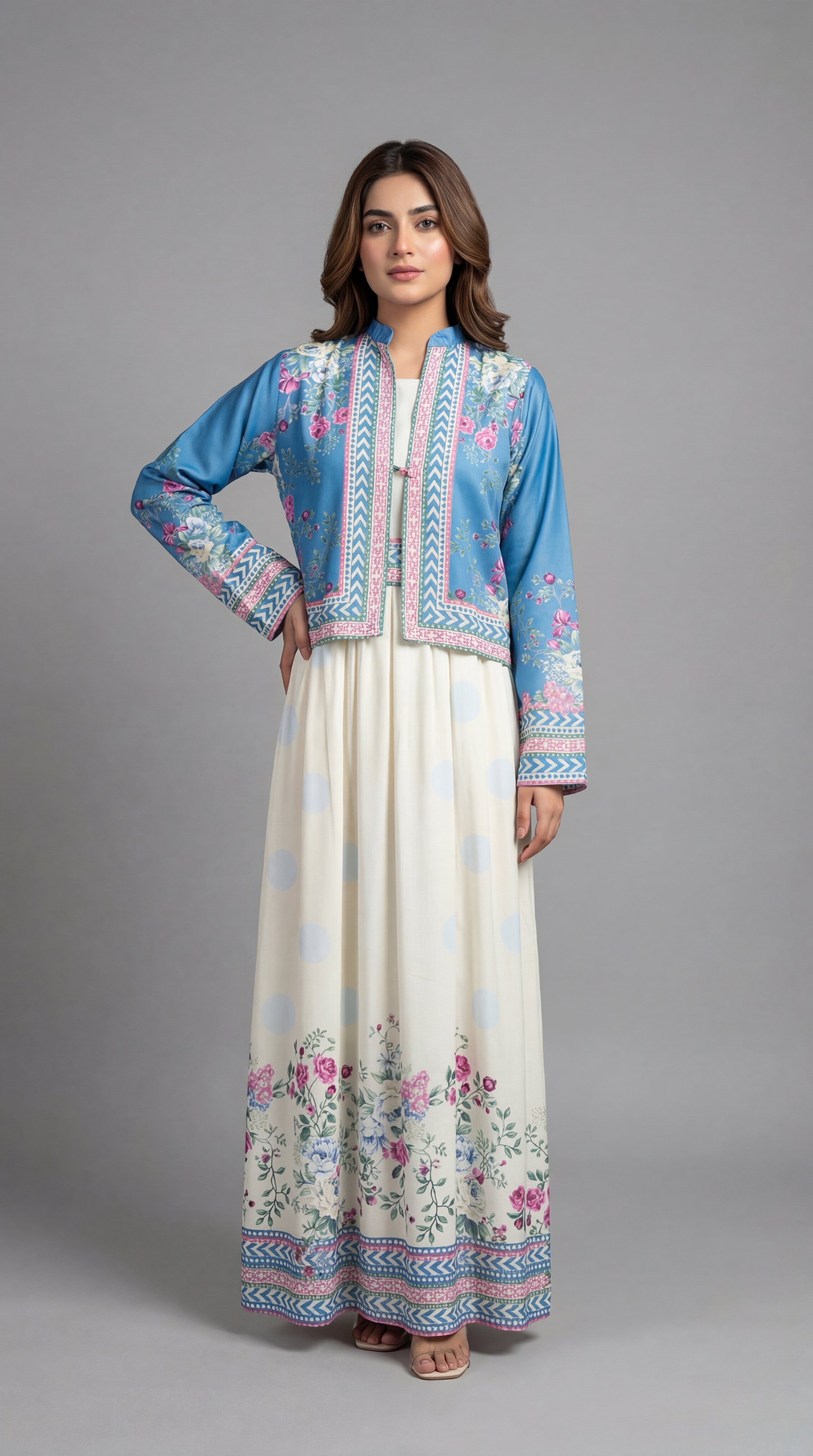 Floral Jacket & Maxi Set