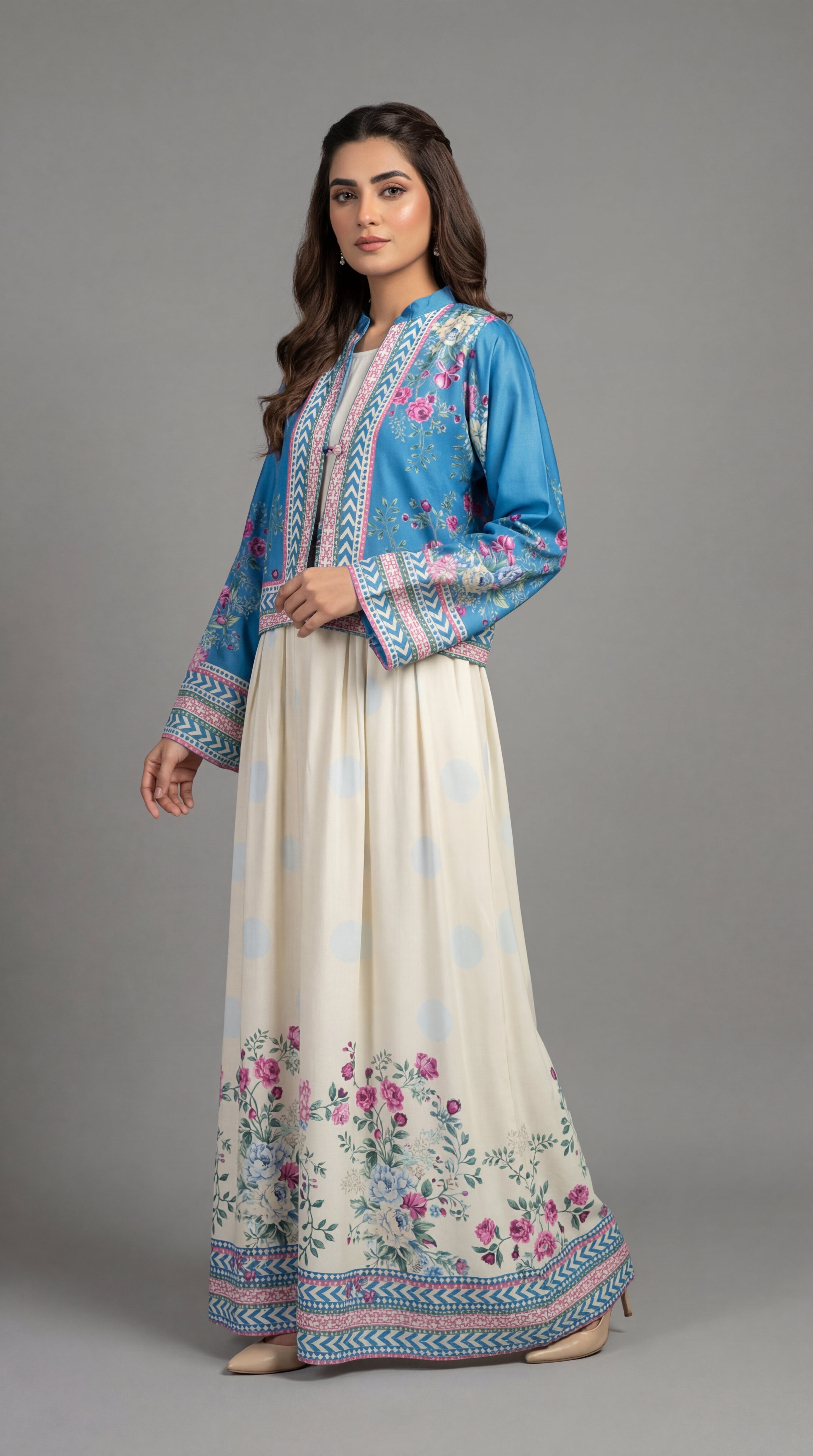 Floral Jacket & Maxi Set