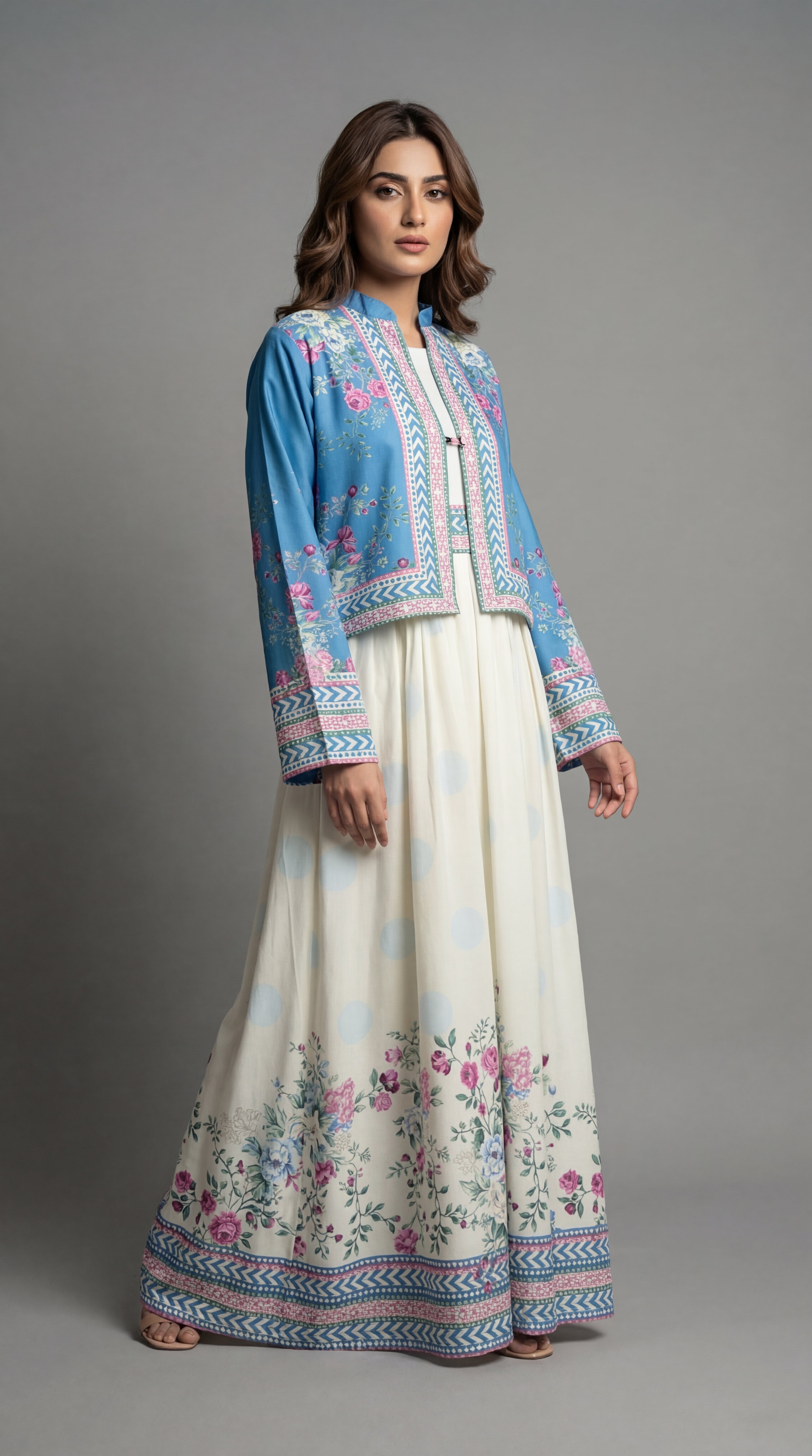 Floral Jacket & Maxi Set