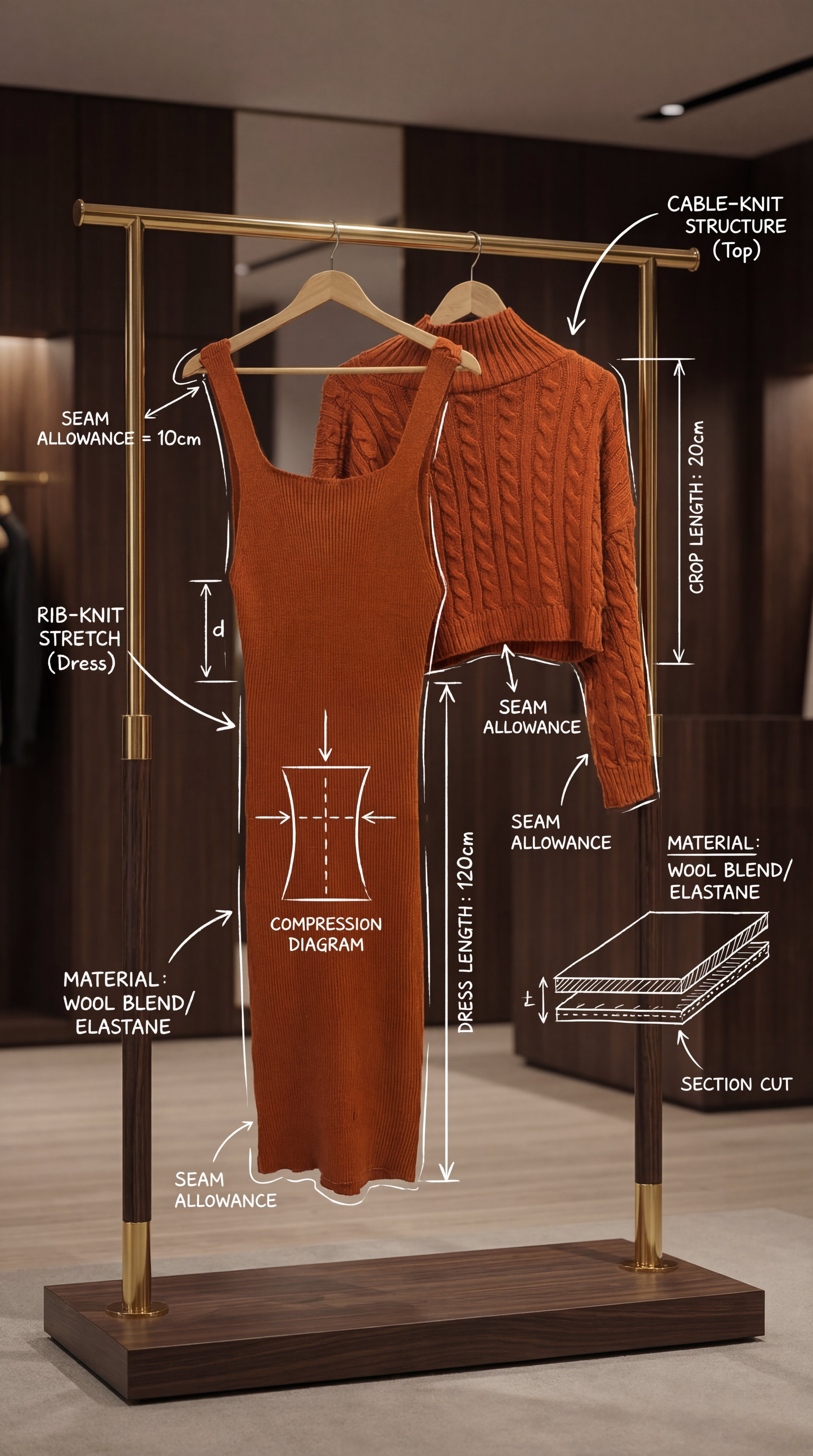 Terracotta Cable Duo